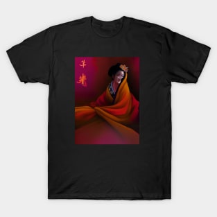 Geisha in red. T-Shirt